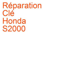 Clé Honda S2000 (2004-2009) phase 2
