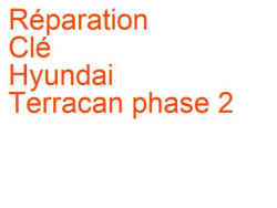 Clé Hyundai Terracan phase 2 (03/2002-07/2007)