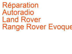 Autoradio Land Rover Range Rover Evoque (2011-2015) phase 1