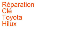 Clé Toyota Hilux (06/2011-Aujourd'hui) [KUN]