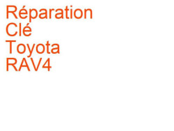 Clé Toyota RAV4 3 (2010-2013) phase 3
