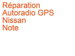 Autoradio GPS Nissan Note 1 (2005-2009) phase 1