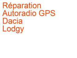 Autoradio GPS Dacia Lodgy (2012-)