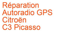 Autoradio GPS Citroën C3 Picasso (2008-2012) [SH] phase 1