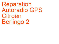 Autoradio GPS Citroën Berlingo 2 (2008-2012) [M59 G] phase 1