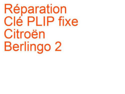 Clé PLIP fixe Citroën Berlingo 2 (2008-2012) [M59 G] phase 1