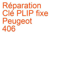 Clé PLIP fixe Peugeot 406 (1995-1999) phase 1