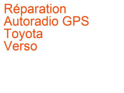 Autoradio GPS Toyota Verso (2009-2013) phase 1