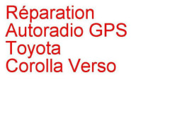 Autoradio GPS Toyota Corolla Verso 3 (2004-2009) [AR10]