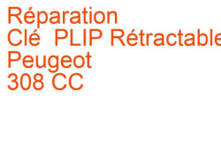 Clé PLIP Rétractable Peugeot 308 CC (2008-2015)