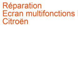 Ecran multifonctions MID Citroën