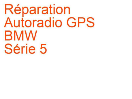 Autoradio GPS BMW Série 5 (1995-2004) [E39]
