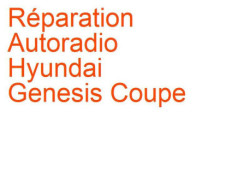 Autoradio Hyundai Genesis Coupe (2010-2012) phase 1