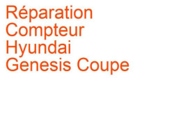 Compteur Hyundai Genesis Coupe (2010-2012) phase 1