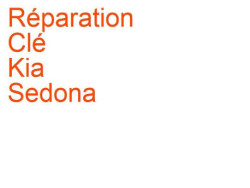 Clé Kia Sedona 1 (2001-2006) phase 2