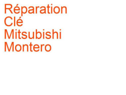 Clé Mitsubishi Montero 4 (2011-2014) phase 2
