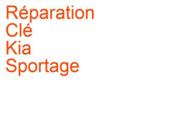 Clé Kia Sportage 3 (2010-2014) phase 1