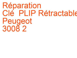 Clé PLIP Rétractable Peugeot 3008 2 (2016-) phase 1