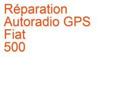 Autoradio GPS Fiat 500 (2007-2015) phase 1