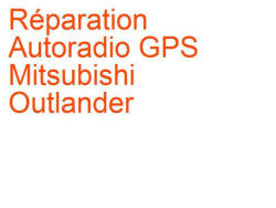 Autoradio GPS Mitsubishi Outlander 2 (2005-2012) [CW] Mitsubishi MMCS