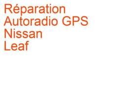 Autoradio GPS Nissan Leaf (2010-2013) phase 1 Clarion EV NAVI