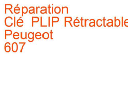 Clé PLIP Rétractable Peugeot 607 (1999-2004)