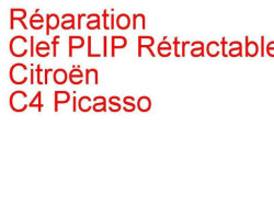 Clé PLIP Rétractable Citroën C4 Picasso (2006-2010) phase 1